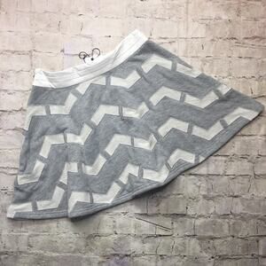 Endless Rose Faux Leather/Cotton Skater Skirt